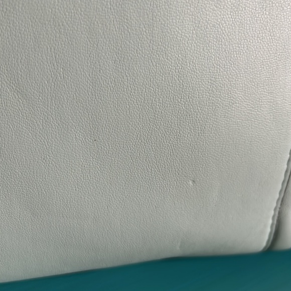 New London Fog  Vegan Leather Shopper Tote with Floral Scarf Purse Fob - Picture 13 of 15